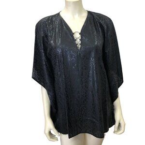 MICHAEL KORS WOMENS V NECK‎ FLUTTER TOP S/M NWT